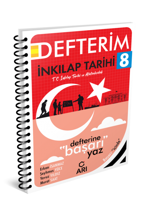 8. Sınıf T.C. İnkılap Tarihi ve Atatürkçülük Defterim