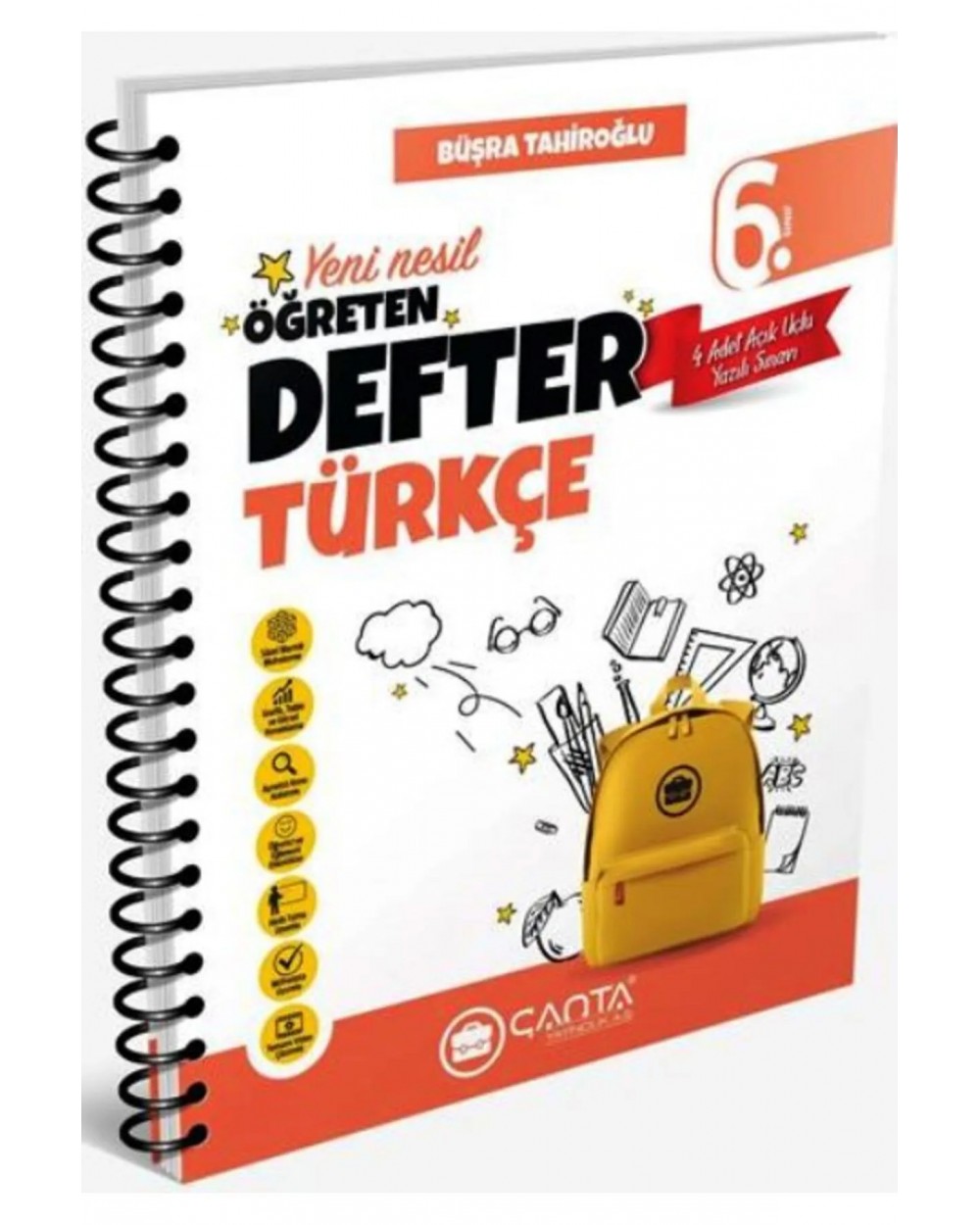 Çanta Yayınları 6. Sınıf Türkçe Okula Yardımcı Öğreten Defter 2025