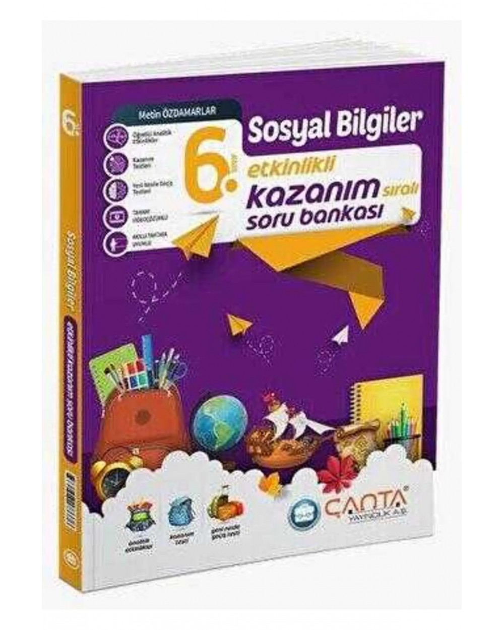 Genel Markalar Çanta Yayınları 6 Sınıf Sosyal Bilgiler Etkinlikli Kazanım Soru Bankası Yeni