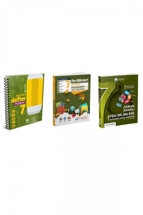 Çanta Yayınları 7. Sınıf Fen Bilimleri Hazırlayan Defter - Etkinlik Kazanım Soru Bankası Ve Zaman A