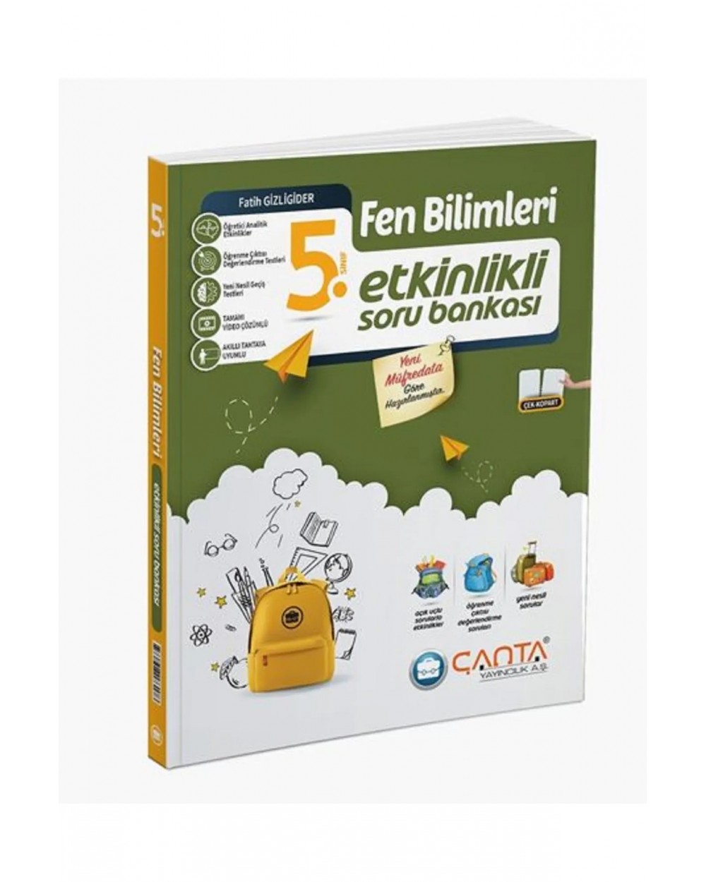 Çanta Yayınları Çanta Yayınları 5.Sınıf Fen Bilimleri Etkinlikli Kazanım Soru Bankası 2024
