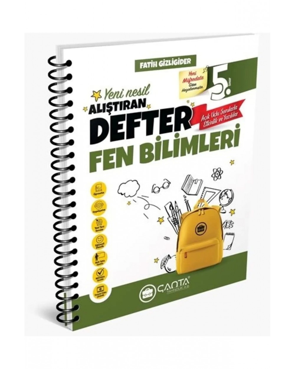 Çanta Yayınları Çanta 5. Sınıf Fen Bilimleri Okula Yardımcı Alıştıran Defter