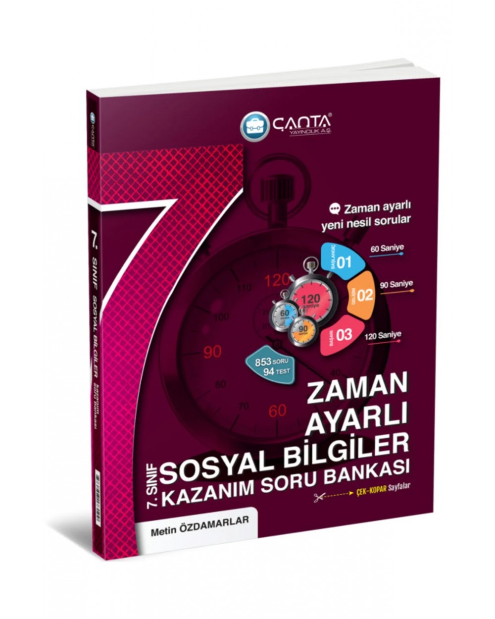 Genel Markalar Çanta Yayınları 7 Sınıf Sosyal Bilgiler Zaman Ayarlı Kazanım Soru Bankası
