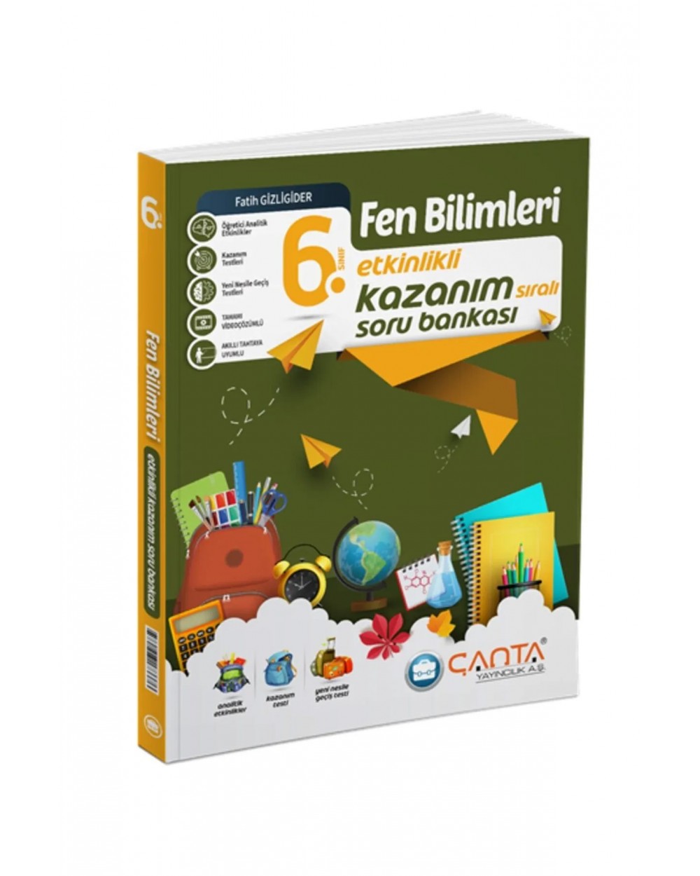 Çanta Yayınları Çanta Yayınları 6 Sınıf Fen Bilimleri Etkinlikli Kazanım Soru Bankası Yeni
