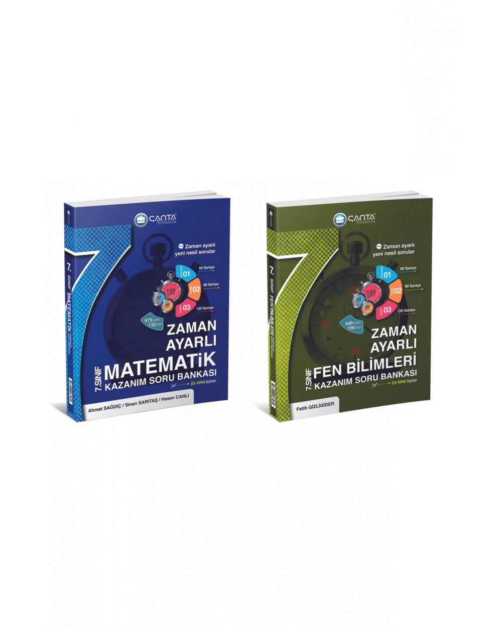 Çanta Yayınları Çanta Yayınları 7.Sınıf Zaman Ayarlı Kazanım Soru Bankası Matematik + Fen Bilimleri