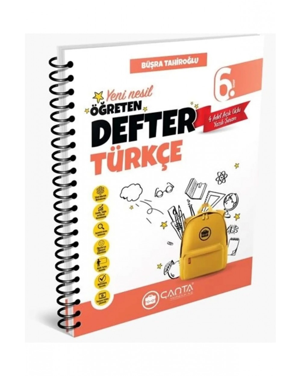 Çanta Yayınları Çanta Yayınları 6.sınıf Türkçe Okula Yardımcı Öğreten Defter